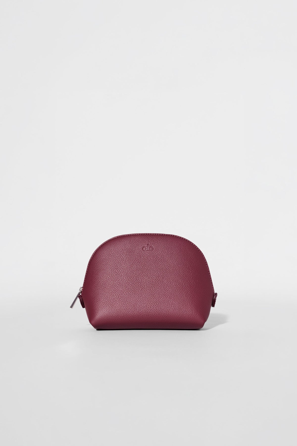 Small Crescent Pouch - Bordeaux Leather