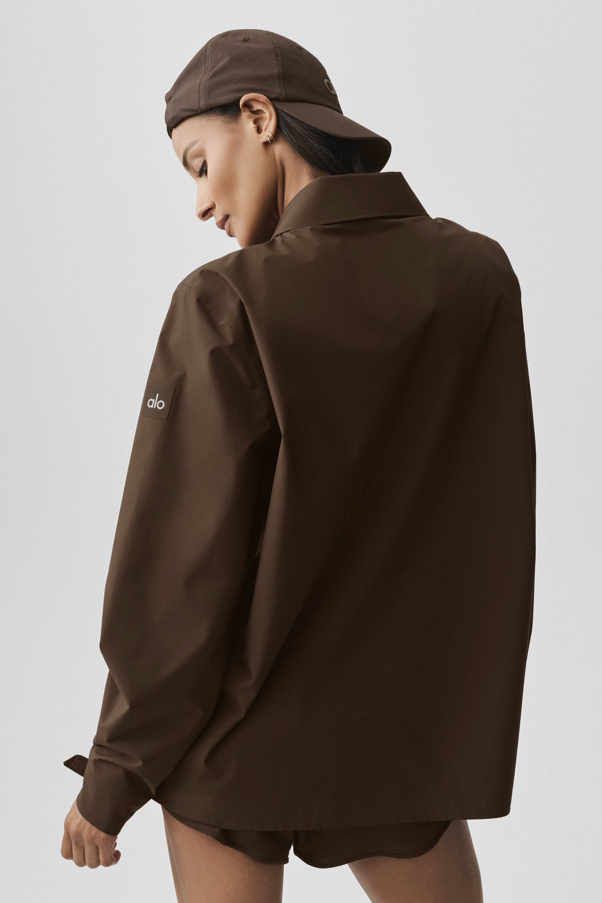Alpha Shell Overshirt - Espresso