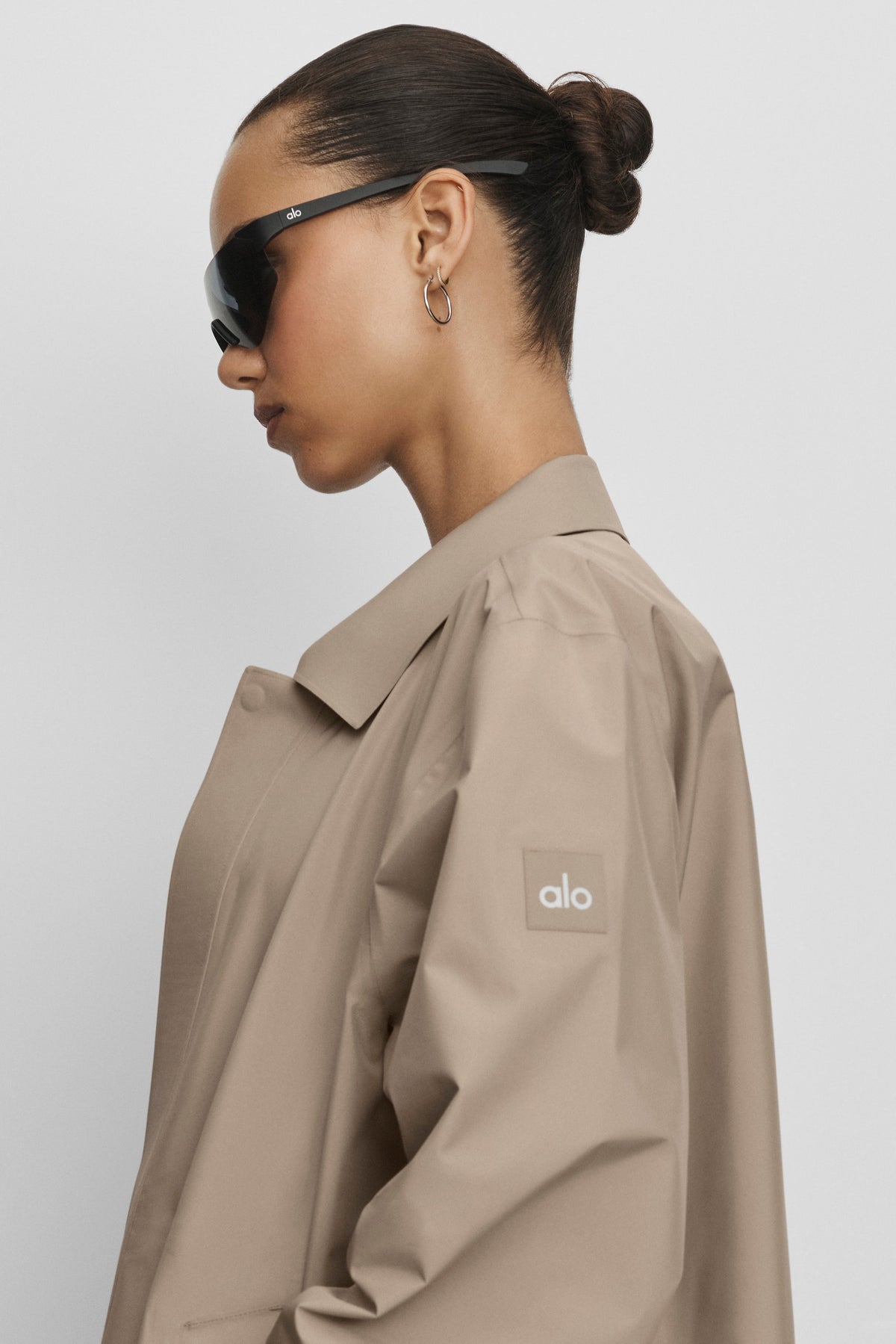 Alpha Shell Long Coat - Gravel