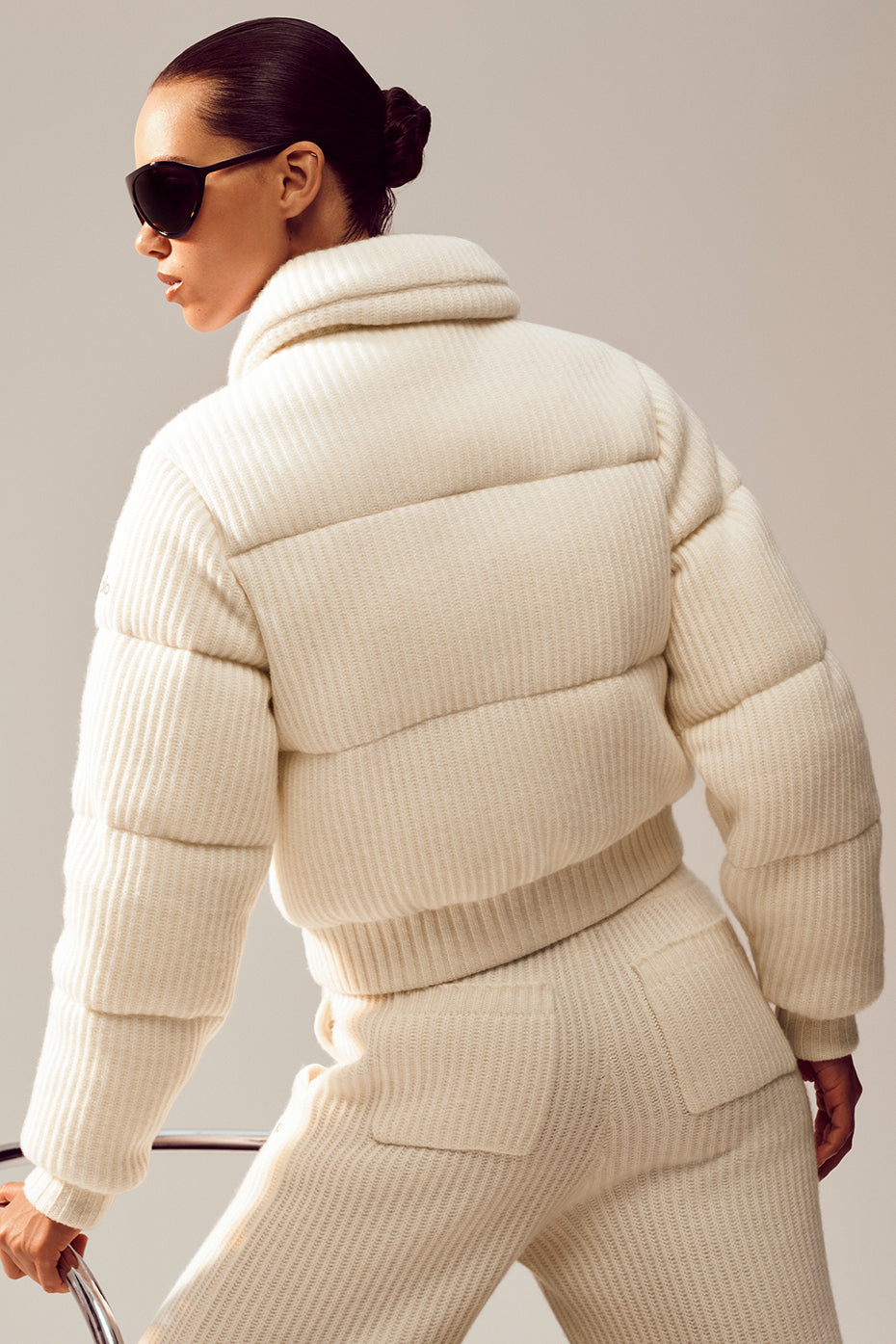 Cashmere Northstar Sweater Puffer - Ivory